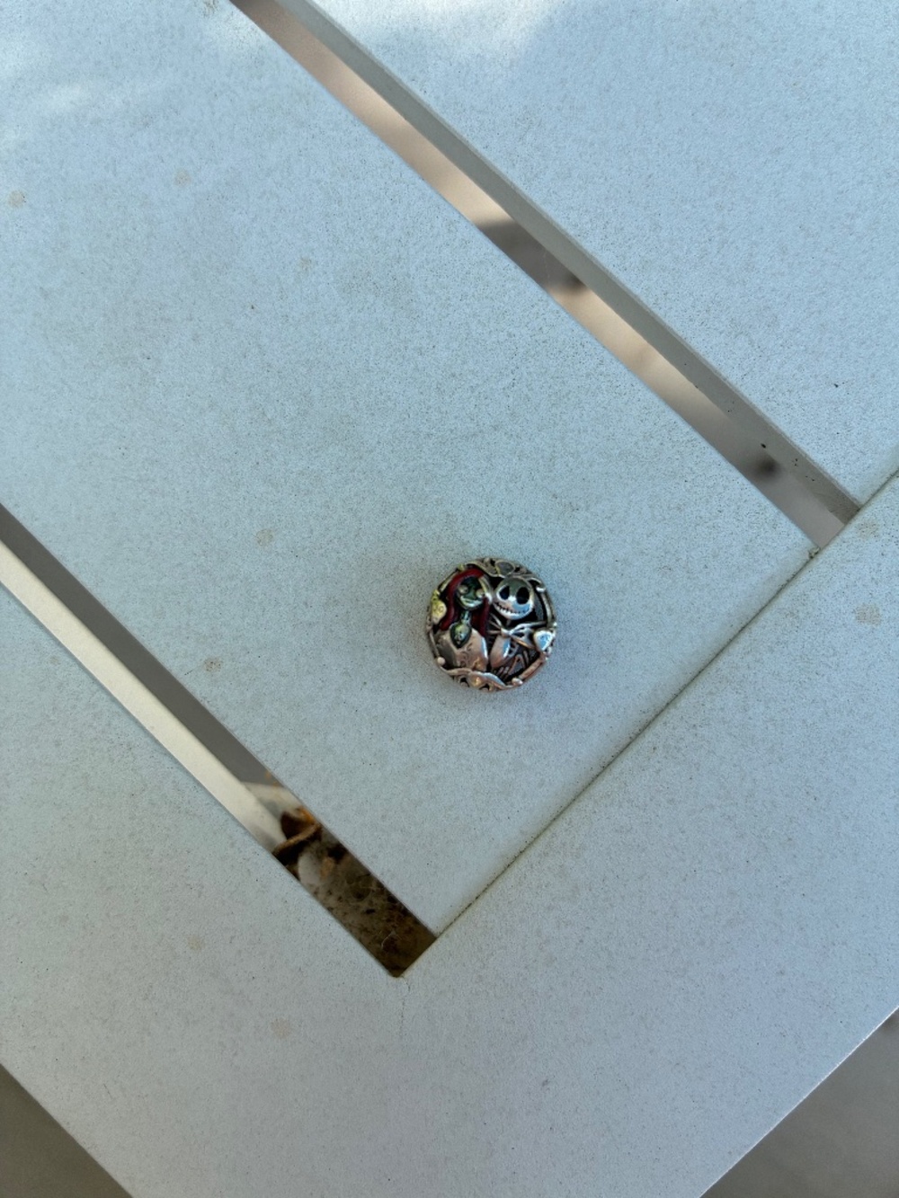 Pandora Disney Night before Christmas Jack and Sally charm bead